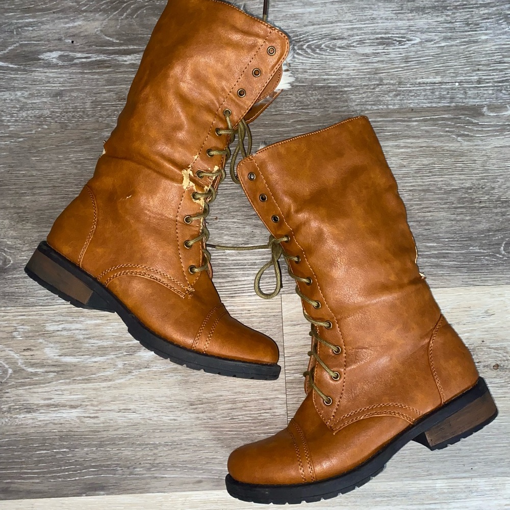 Tan Boots